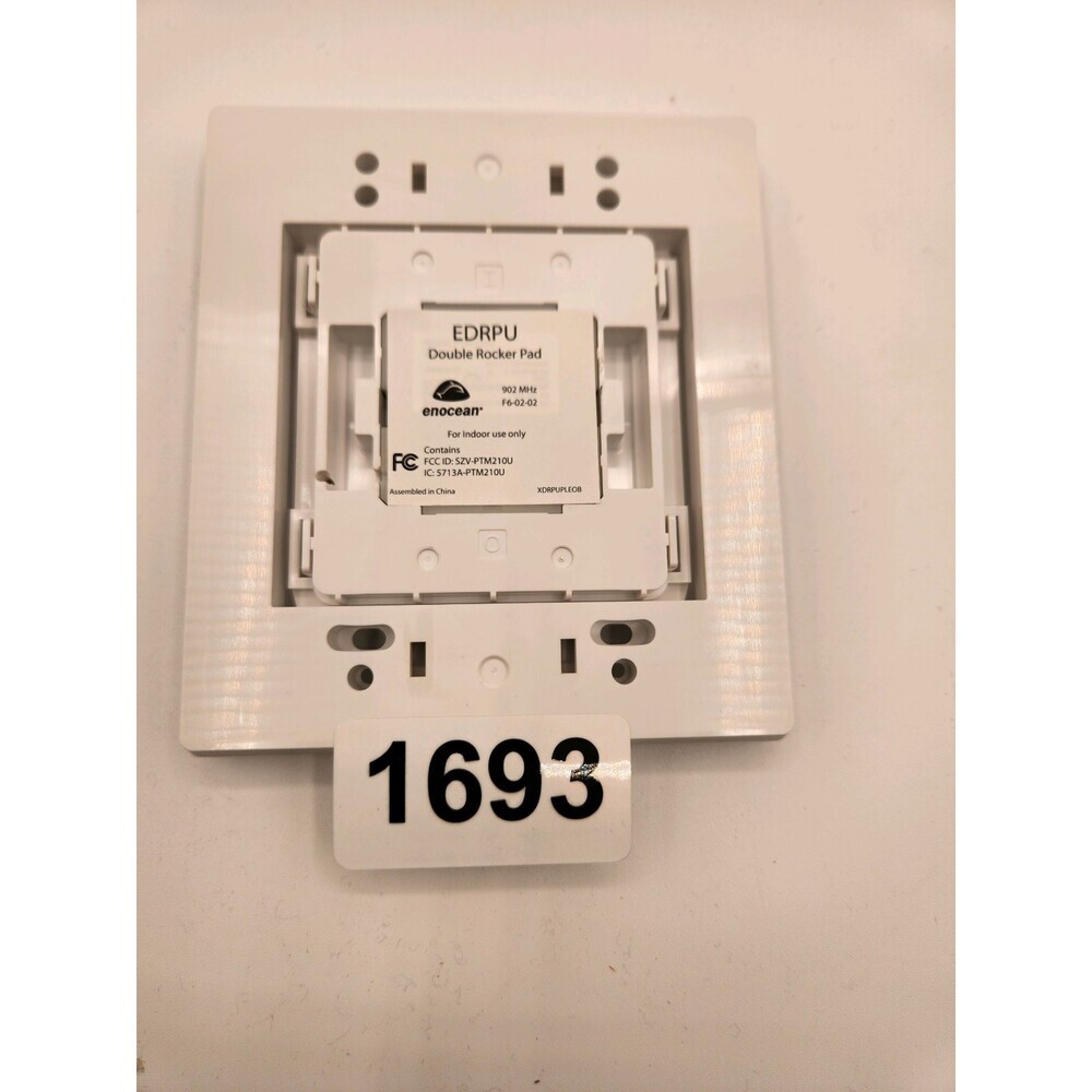 Fulham EnOcean Single Rocker Pad Bluetooth Switch ESRPB-W-EO, 2.4GHz New - Picture 4 of 4